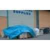 Polyethylene, Tarpaulin, 3.45m x 6.85m, Blue thumbnail-0