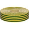 Electrical Tape, PVC, Green/Yellow, 19mm x 33m, Pack of 1 thumbnail-1