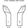 Butt Welded Tool, No.1, 16 x 16mm, Right Hand, Light Turning & Facing, High Speed Steel thumbnail-1