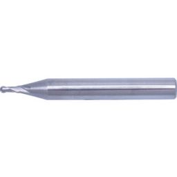 Series 53 Carbide 2 Flute Plain Shank Short Series Ball Nosed Slot Drills - Uncoated - Metric  thumbnail-0