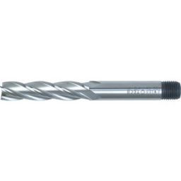 Series 37 HSS-Co 8% 4 Flute Threaded Shank Long Series End Mills  - Uncoated - Metric  thumbnail-0