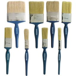 Flat Decorators Paint Brushes, Natural Bristle thumbnail-0