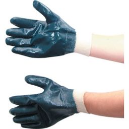 Heavy Duty Nitrile Coated Blue Gloves thumbnail-0