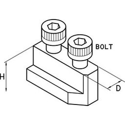 Double Bolt Type T-Nut & Bolts thumbnail-1