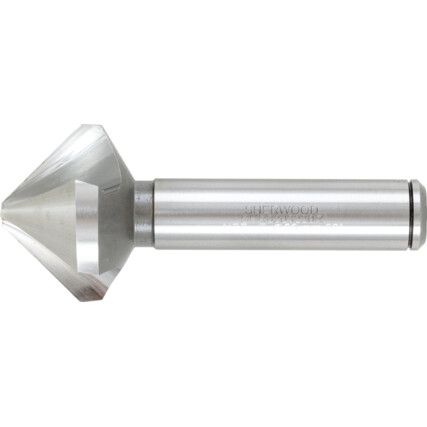 90°, Countersink, 30mm, Straight Shank, 3 fl, Cobalt High Speed Steel