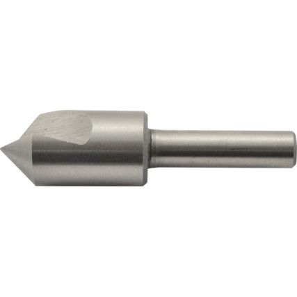 90°, Countersink, 5/8in., Straight Shank, 1 fl, High Speed Steel