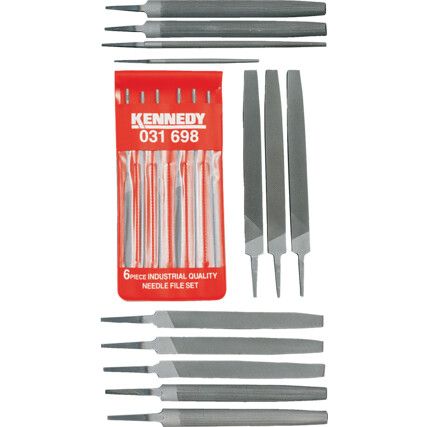 18 Piece Second Cut Engineers & Needle Files Set