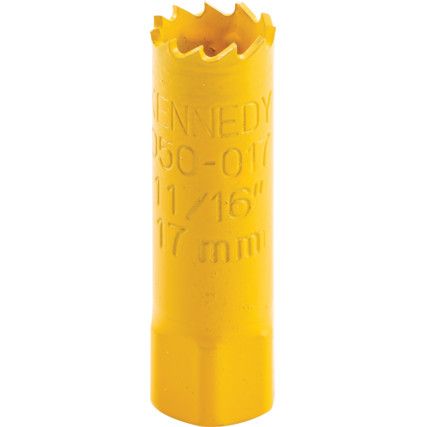 Holesaw, 17mm x 38mm, Bi-metal