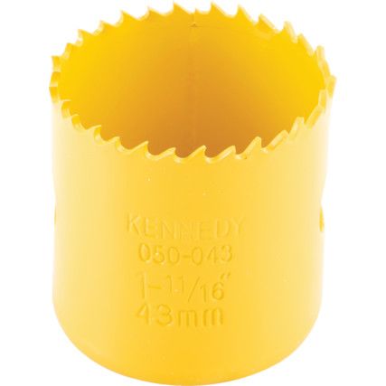 Holesaw, 43mm x 38mm, Bi-metal