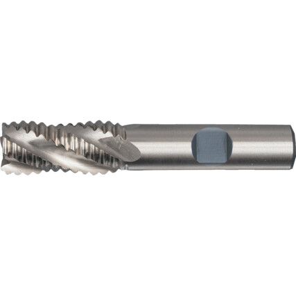 Ripper, 6mm, Weldon Flat Shank, 4fl, Vanadium High Speed Steel, Uncoated, M35