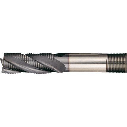 Ripper, 20mm, Threaded Shank, 4fl, Vanadium High Speed Steel, TiCN, M35