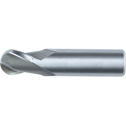 Regular, Slot Drill, 16mm, 2fl, Plain Round Shank, Carbide, Uncoated