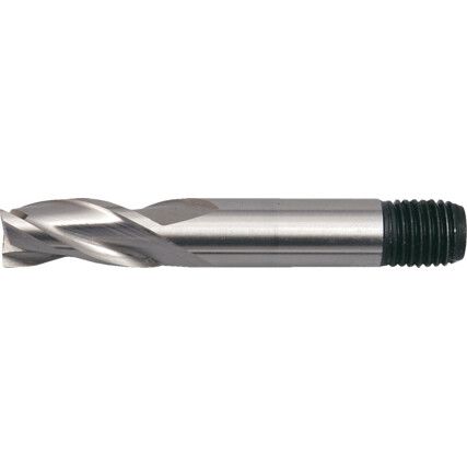 5321T, Regular, Slot Drill, 5mm, 3fl, Threaded Shank, Cobalt High Speed Steel, Bright