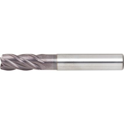 10.0MM 4 FLUTE 0.50 RAD VARI HELIX TIALN COATED CARBIDE END MILL