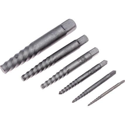 6 Piece Screw Extractor Set