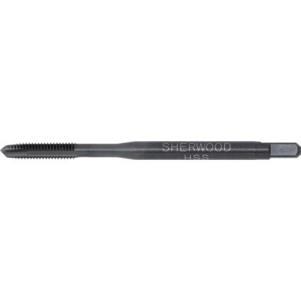 Machine Tap, M3 x 0.5mm, Metric Coarse, Spiral Point, High Speed Steel, Steam Tempered