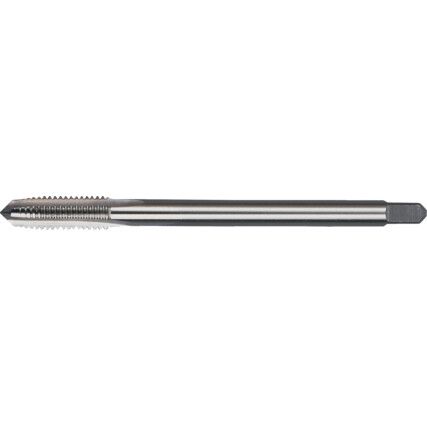 Second Tap, 3mm x 0.5mm, Straight Flute Extension, Metric Coarse, High Speed Steel, Bright