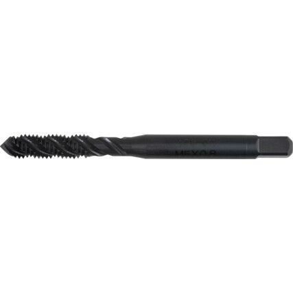 Machine Tap, M5 x 0.8mm, Metric Coarse, Spiral Flute, High Speed Steel, Steam Tempered