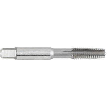 Taper Tap, M10 x 1.5mm, Straight Flute, Metric Coarse, High Speed Steel, Bright