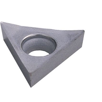 TCGT 16T308-AL, Turning Insert, Grade K10, Carbide, Triangle