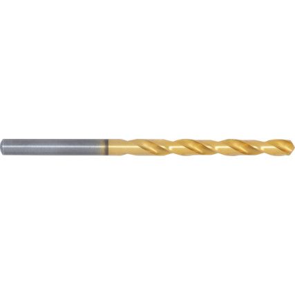 Jobber Drill, 5mm, Normal Helix, High Speed Steel, TiN