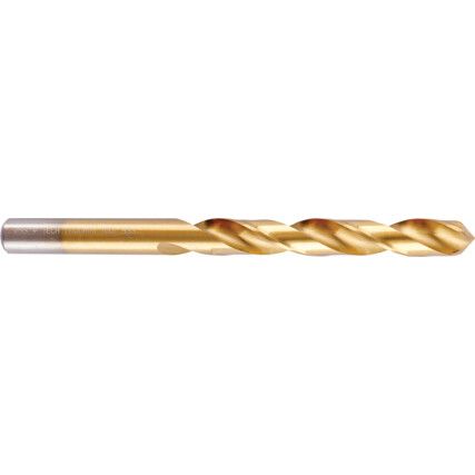 Jobber Drill, 11mm, Normal Helix, High Speed Steel, TiN