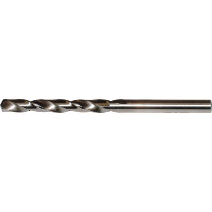 Jobber Drill, 9.5mm, High Helix, Cobalt High Speed Steel, Bright