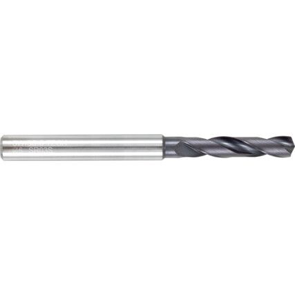 Carbide Drill, 5mm, Q-Coat, 3xD