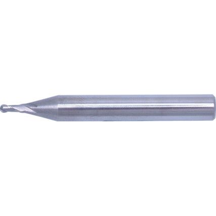 Series 53, Short Slot Drill, 10mm, 2fl, Plain Round Shank, Carbide, Uncoated