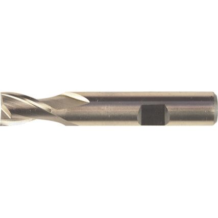 1, Short Series, Slot Drill, 20mm, 2 fl, Weldon Flat, Cobalt High Speed Steel, Uncoated