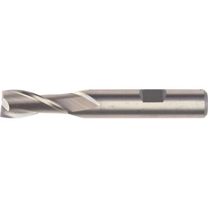 2, Regular, Slot Drill, 10mm, 2fl, Weldon Flat Shank, Cobalt High Speed Steel, Uncoated