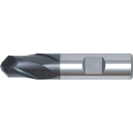 Series 97, Regular, Slot Drill, 3mm, 2fl, Weldon Flat Shank, Powdered Metal Cobalt High Speed Steel, Peak Power Coated