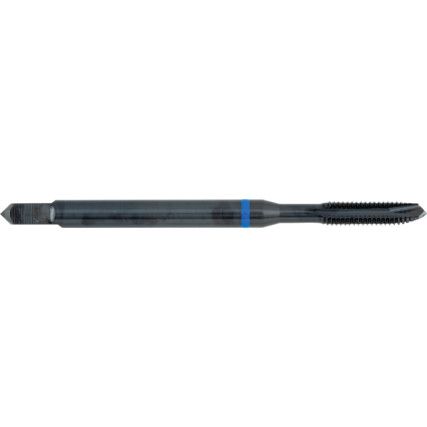 Machine Tap, M4 x 0.7mm, Metric Coarse, Spiral Point, Vanadium High Speed Steel, Steam Tempered, Blue