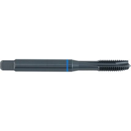 Machine Tap, M10 x 1.5mm, Metric Coarse, Spiral Point, Vanadium High Speed Steel, Steam Tempered, Blue