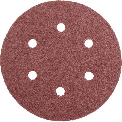 Coated Disc, 150mm, Aluminium Oxide, P40, Hook & Loop