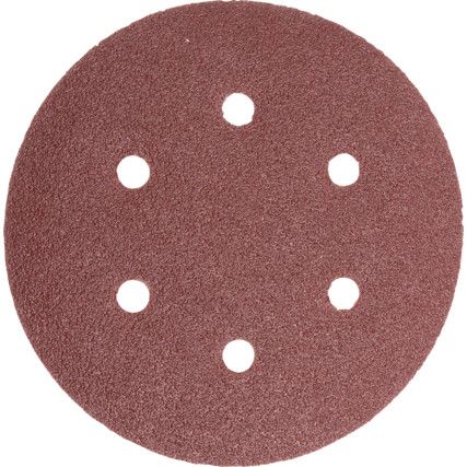 Coated Disc, 150mm, Aluminium Oxide, P60, Hook & Loop