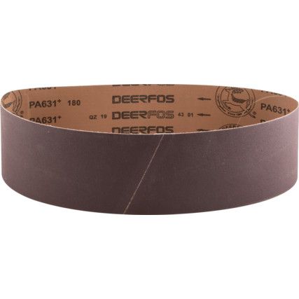 PA631, Coated Belt, 100 x 915mm, P180, Aluminium Oxide