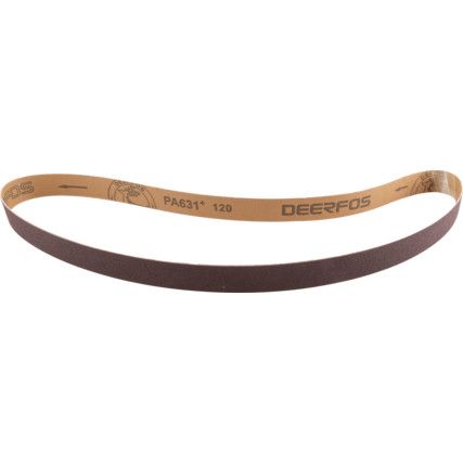 PA631, Coated Belt, 25 x 1065mm, P120, Aluminium Oxide