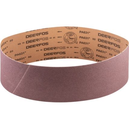 PA631, Coated Belt, 150 x 1090mm, P80, Aluminium Oxide