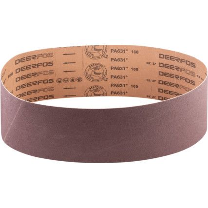 PA631, Coated Belt, 150 x 1090mm, P100, Aluminium Oxide