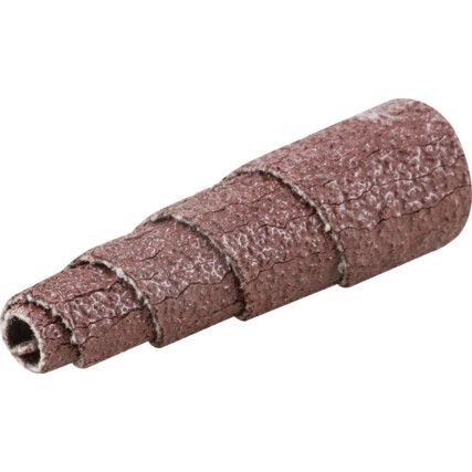 Cartridge Roll, Taper, 25 x 10mm, P80, Aluminium Oxide