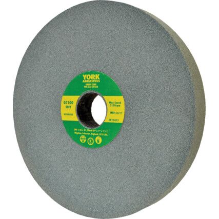 Grinding Wheel, 200 x 20 x 31.75mm, C60, Silicon Carbide