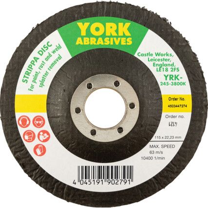 Stripping Disc, 115mm, X-Coarse, Aluminium Oxide