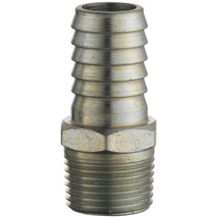 Hc2808 3/8" Bsptx1/2" Bore Male Thread Tailpiece