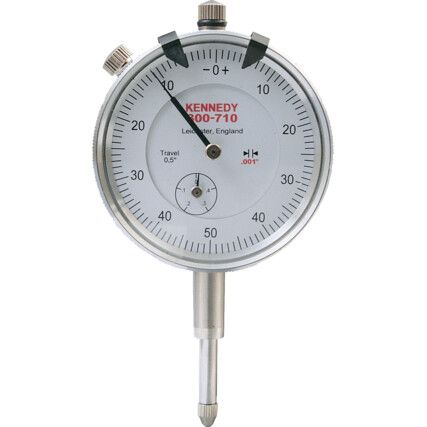 PLUNGER DIAL GAUGE 0.5x0.001"x0-50-0