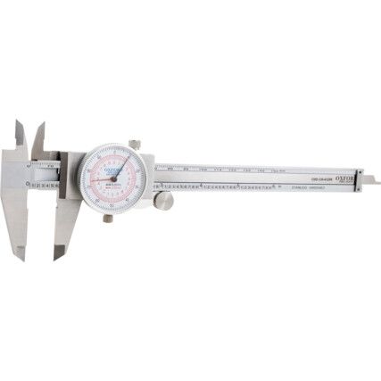 150mm DIAL CALIPER READING 0.02mm