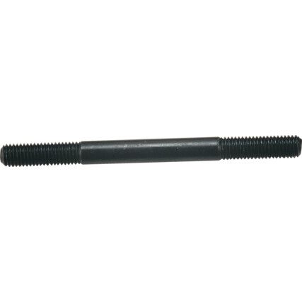 FC07, Engineers Stud, M12 x 75mm, Carbon Steel, Black Oxide