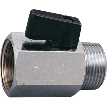 1/8" NPT METAL INLET VALVE 1/4" BORE