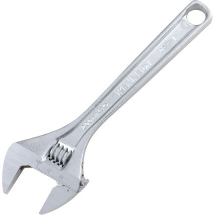 Adjustable Spanner, Steel, 8in./200mm Length, 28mm Jaw Capacity