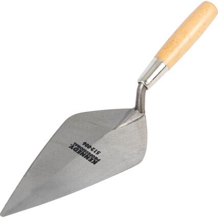 Carbon Tempered and Hardened Steel, Brick Trowel, 254mm x 140mm